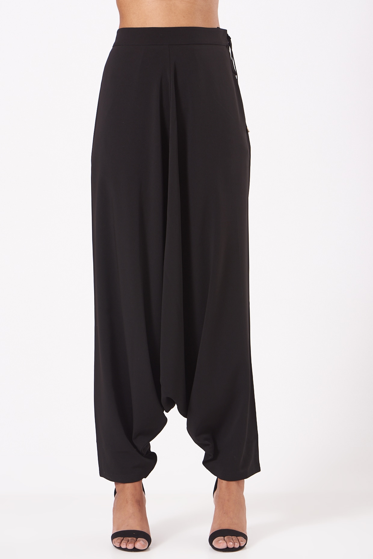 Harem Jersey Pockets Trousers - New In from Yumi UK