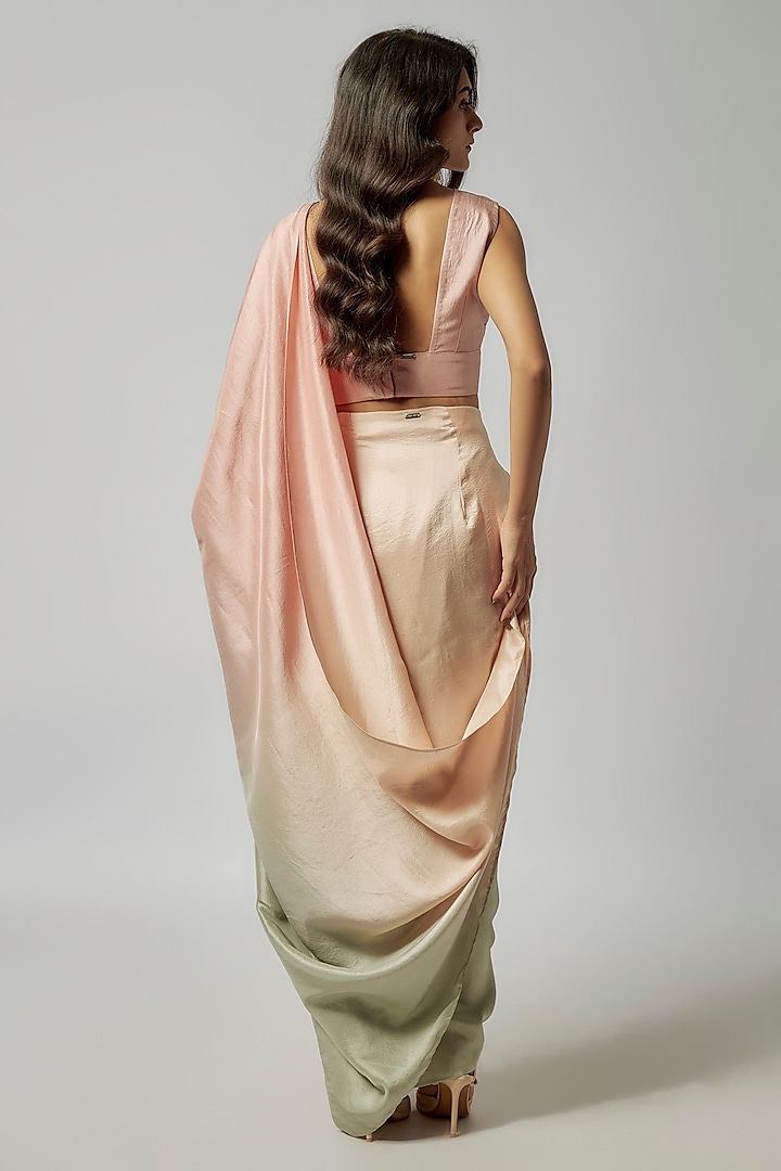 Baby Pink Silk Blouse by 431-88 By Shweta Kapur at Pernia's Pop Up Shop