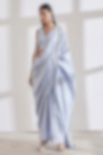 Ice Silk Wedding Saree by 431-88 By Shweta Kapur at Pernia's Pop Up Shop