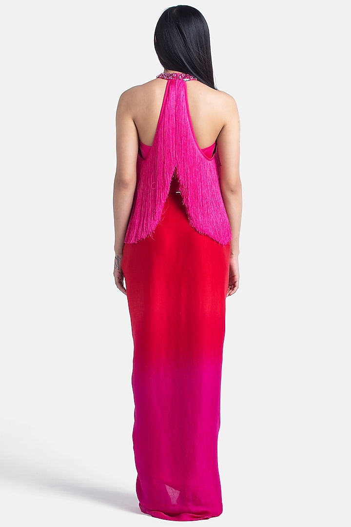 Fuchsia Embellished Top by 431-88 By Shweta Kapur at Pernia's Pop Up Shop