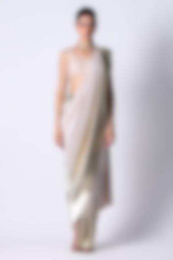 Baby Pink Silk Blouse by 431-88 By Shweta Kapur at Pernia's Pop Up Shop