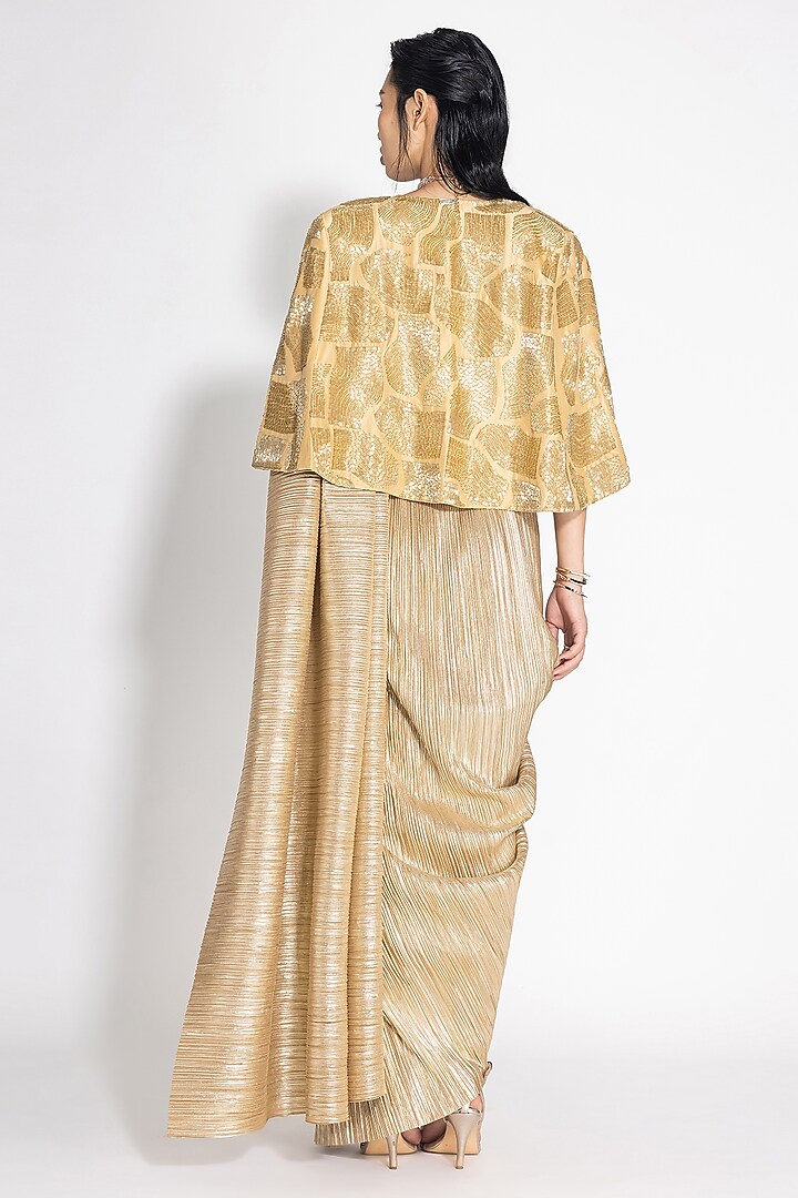 Gold Cotton Top by 431-88 By Shweta Kapur at Pernia's Pop Up Shop
