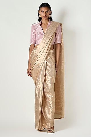 Blush Pink Brocade Crystal Embellished Crop Jacket by 431-88 By Shweta Kapur