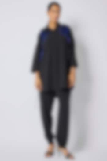 Black Crepe Co-Ord Set by 431-88 By Shweta Kapur at Pernia's Pop Up Shop