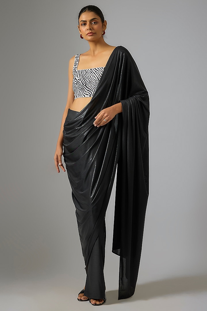 White Cotton Twill Beads Embroidered Square-Neck Blouse by 431-88 By Shweta Kapur at Pernia's Pop Up Shop