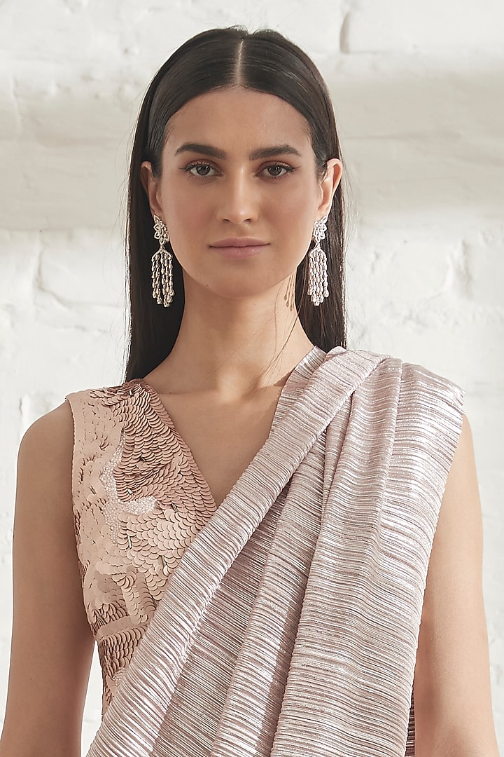 Pink Cotton Blouse by 431-88 By Shweta Kapur at Pernia's Pop Up Shop