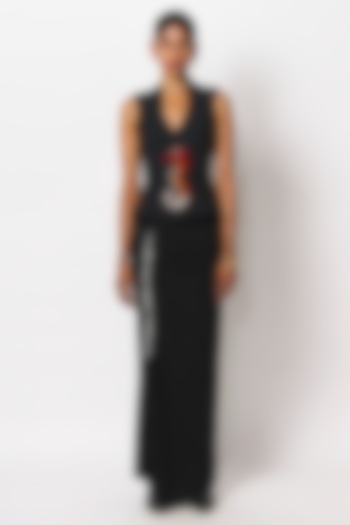 Black Suiting Blazer by 431-88 By Shweta Kapur at Pernia's Pop Up Shop