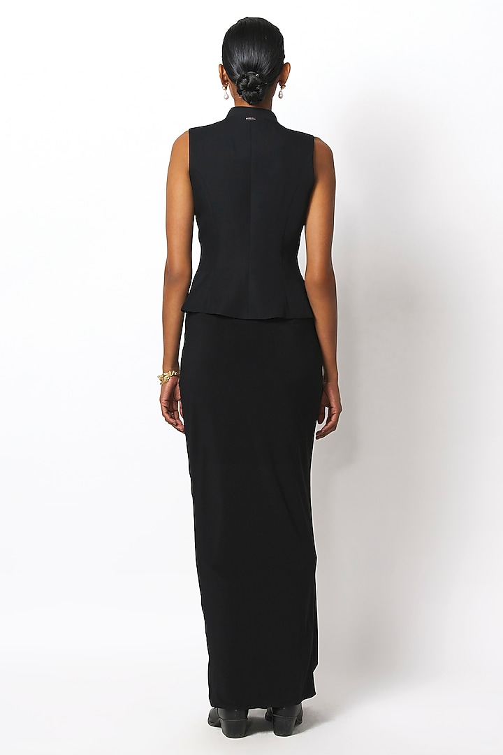 Black Suiting Blazer by 431-88 By Shweta Kapur at Pernia's Pop Up Shop