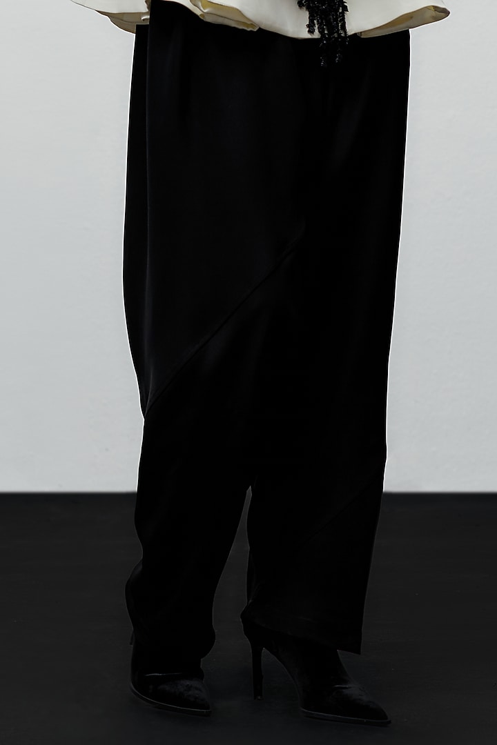 Black Suiting High-Waisted Pants by 431-88 By Shweta Kapur at Pernia's Pop Up Shop