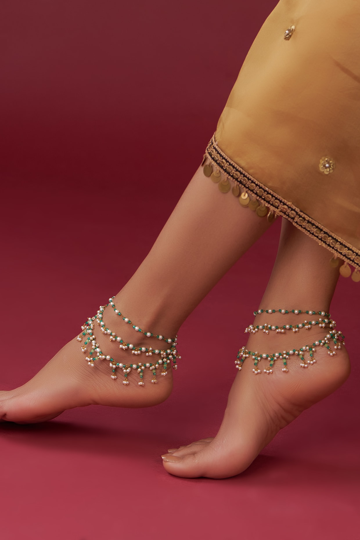 Polki anklets hot sale