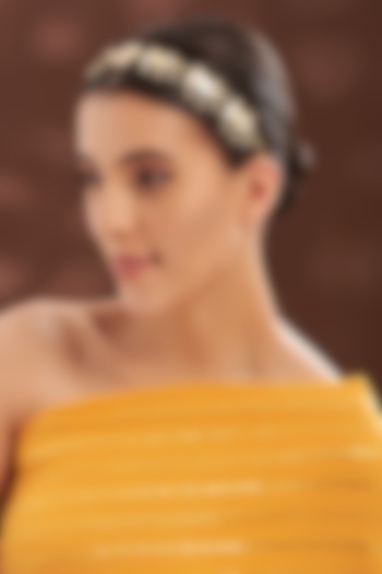 Gold Plated Kundan Polki Mathapatti by Shlok Jewels at Pernia's Pop Up Shop