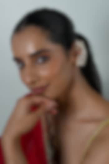 Gold Plated Jadau Kundan Polki Cuff Earrings by Shlok Jewels at Pernia's Pop Up Shop