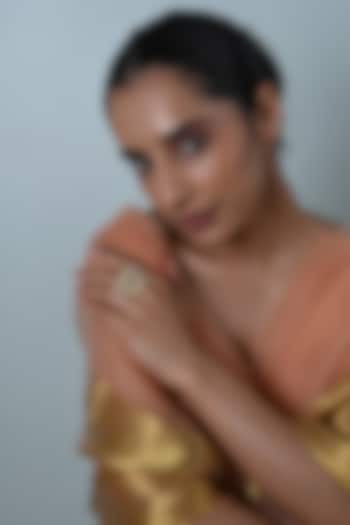 Gold Plated Multi-Colored Jadau Kundan Polki Ring by Shlok Jewels at Pernia's Pop Up Shop