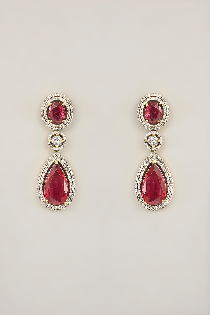 Gold Plated Jadau Faux Polki Pendant Necklace Set by Shlok Jewels at Pernia's Pop Up Shop