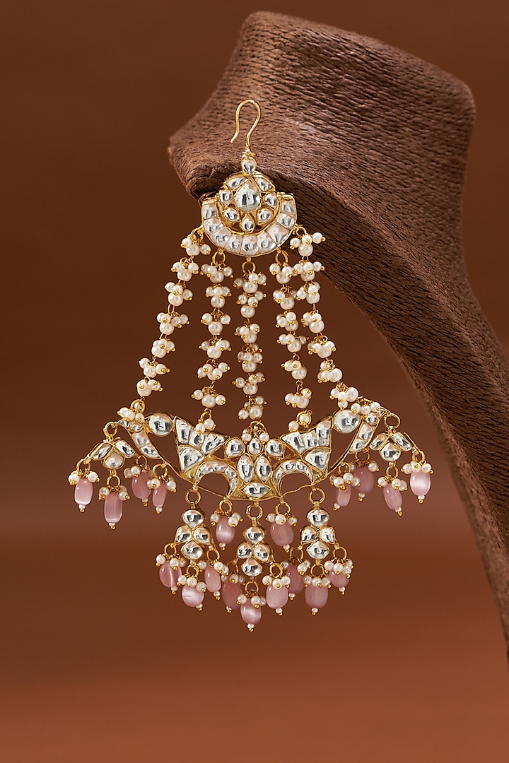 Gold Plated Pasa With Gemstones by Shlok Jewels