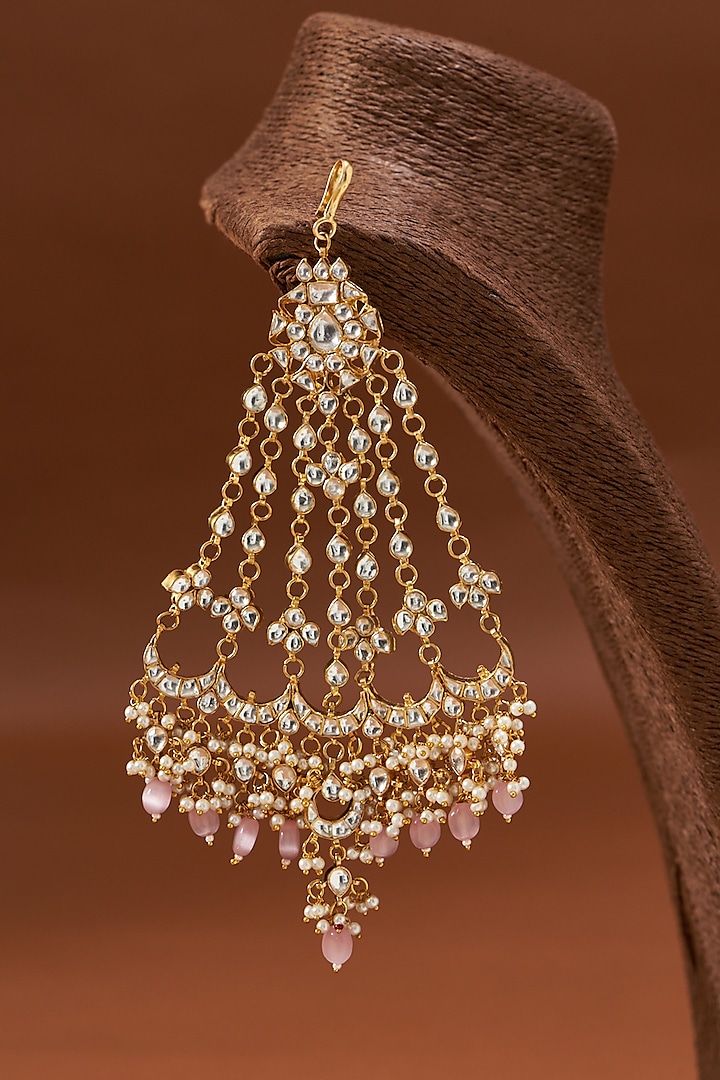 Gold Plated Pasa With Semi Precious Stones by Shlok Jewels