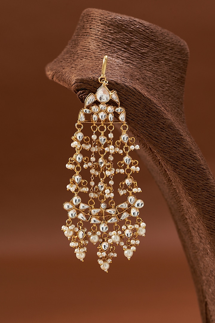 Gold Plated Pasa With Semi Precious Stones by Shlok Jewels