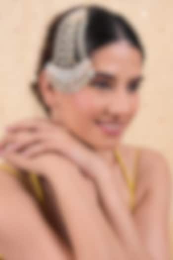 Gold Plated Jadau Kundan Polki Passa by Shlok Jewels at Pernia's Pop Up Shop