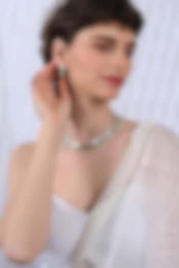 Gold Plated Mother Of Pearl Necklace Set by Shlok Jewels at Pernia's Pop Up Shop