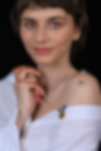 Gold Plated Multi-Colored Jadau Kundan Polki Long Necklace by Shlok Jewels at Pernia's Pop Up Shop