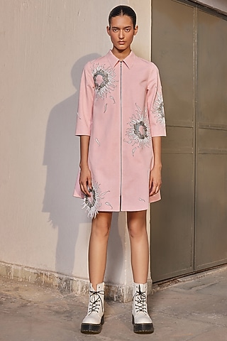 india mini dress pink India Mini Dress Pink Outcast