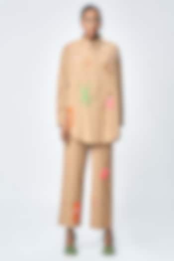 Mud-Colored Poplin Co-Ord Set by Shahin Mannan at Pernia's Pop Up Shop