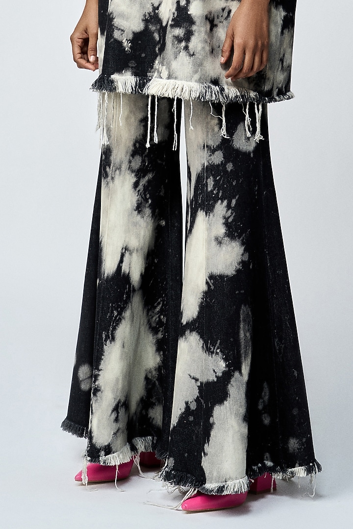 Grey Cloud Wash Thick Denim Co-Ord Set by Shahin Mannan at Pernia's Pop Up Shop