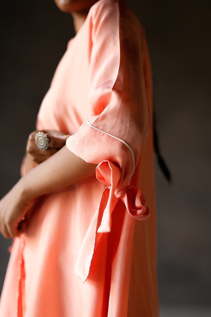 Ivory Chanderi Pant Set by Shikha Mehta at Pernia's Pop Up Shop