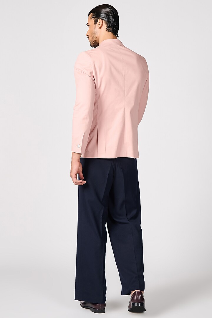 Pink Cotton Twill Jacket by S&N by Shantnu Nikhil Men at Pernia's Pop Up Shop