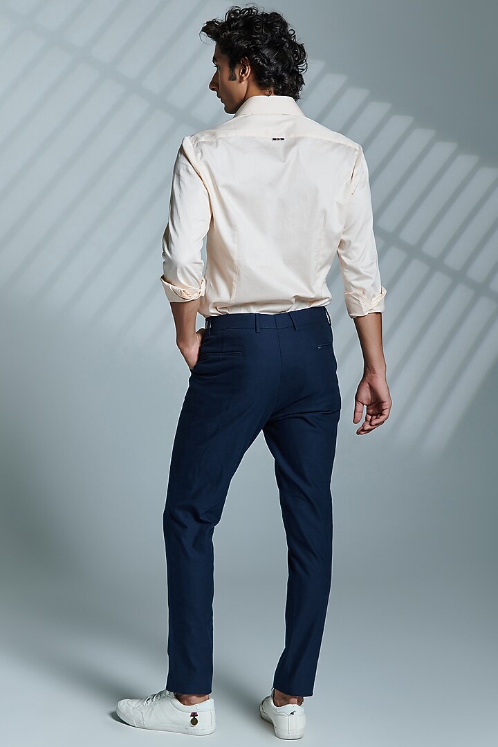 Pastel Pink Cotton Party Wear Shirt by S&N by Shantnu Nikhil Men at Pernia's Pop Up Shop