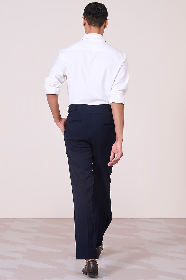 Off-White Tencel Rayon Spandex Wedding Shirt by S&N by Shantnu Nikhil Men at Pernia's Pop Up Shop