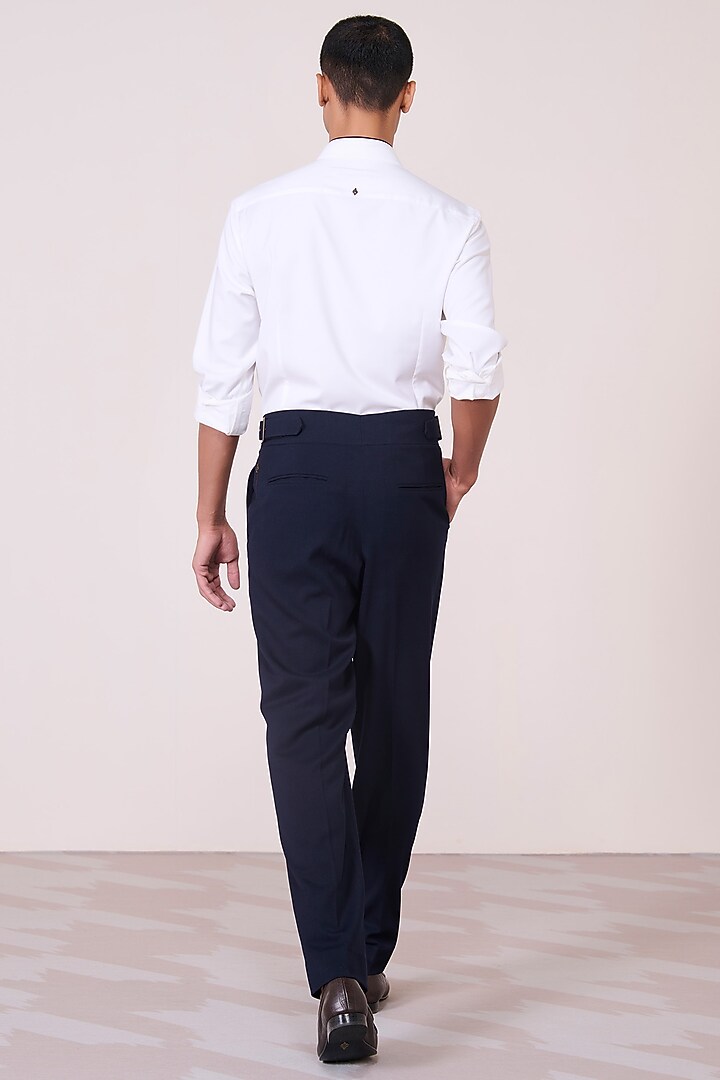 Off-White Tencel Rayon Spandex Wedding Shirt by S&N by Shantnu Nikhil Men at Pernia's Pop Up Shop