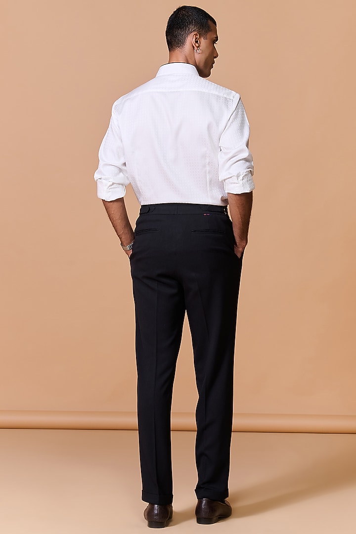 White Cotton Party Wear Shirt by S&N by Shantnu Nikhil Men at Pernia's Pop Up Shop
