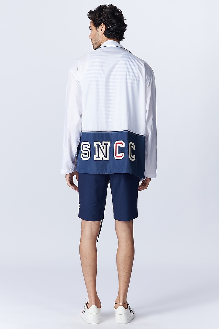 Off-White Parachute Jacket by S&N by Shantnu Nikhil Men at Pernia's Pop Up Shop
