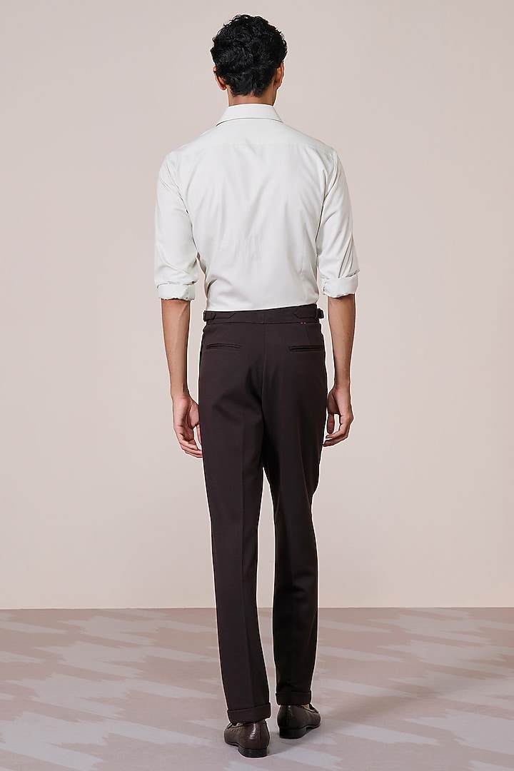 Light Green Bamboo Suiting Blend Threadwork Party Wear Shirt by S&N by Shantnu Nikhil Men at Pernia's Pop Up Shop