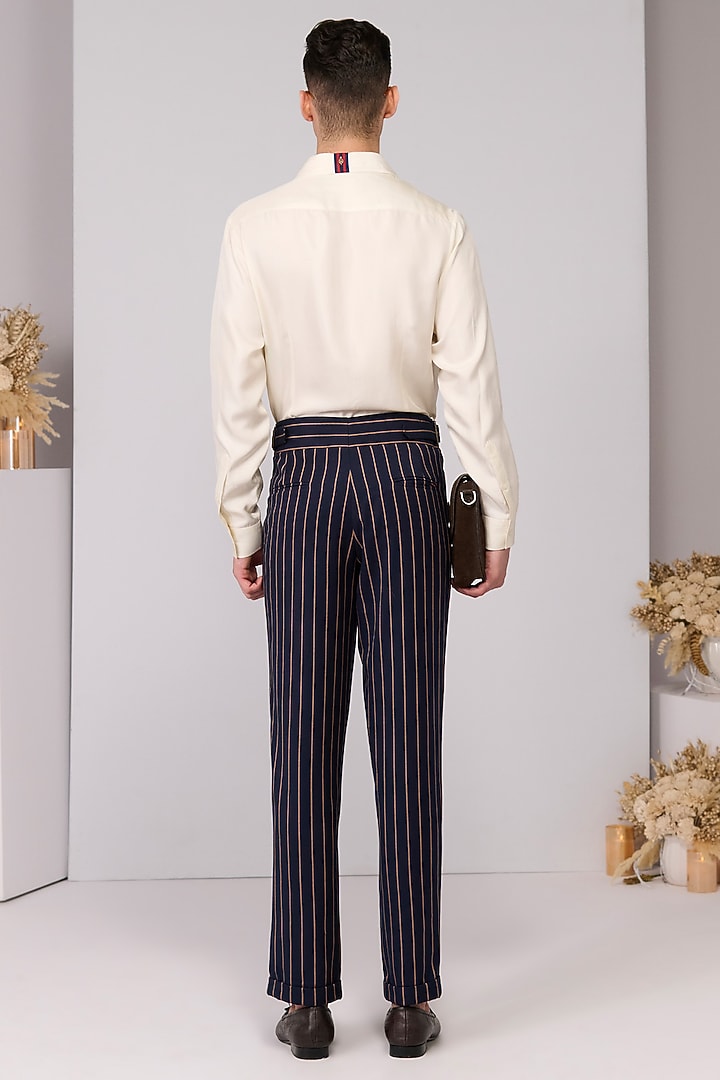 Beige Silk Twill Embroidered Wedding Shirt by S&N by Shantnu Nikhil Men at Pernia's Pop Up Shop