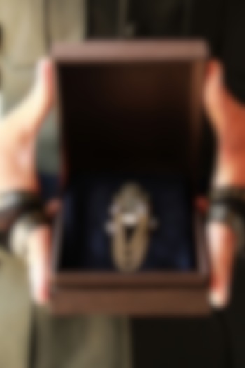 Choco Metallic Chain Brooch by S&N by Shantnu Nikhil Men at Pernia's Pop Up Shop