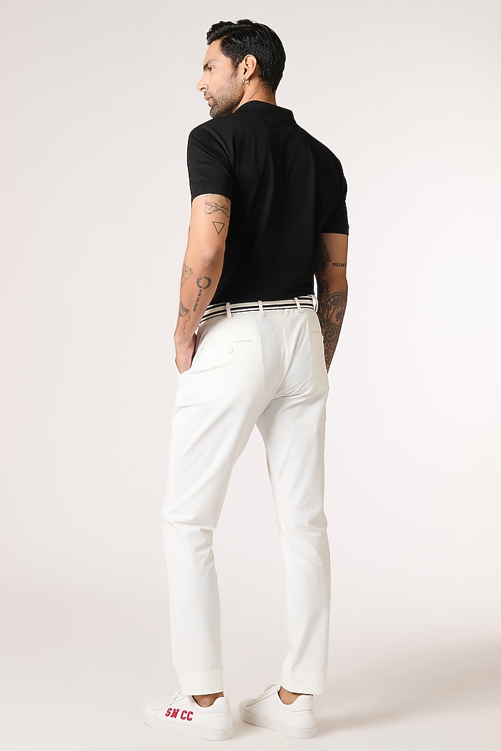 Black Giza Cotton T-Shirt by S&N by Shantnu Nikhil Men at Pernia's Pop Up Shop