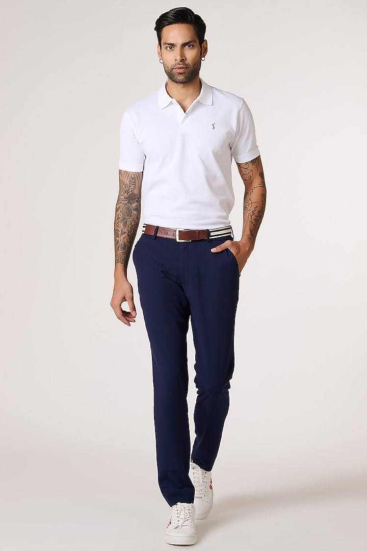 Off-White Giza Cotton T-Shirt by S&N by Shantnu Nikhil Men at Pernia's Pop Up Shop
