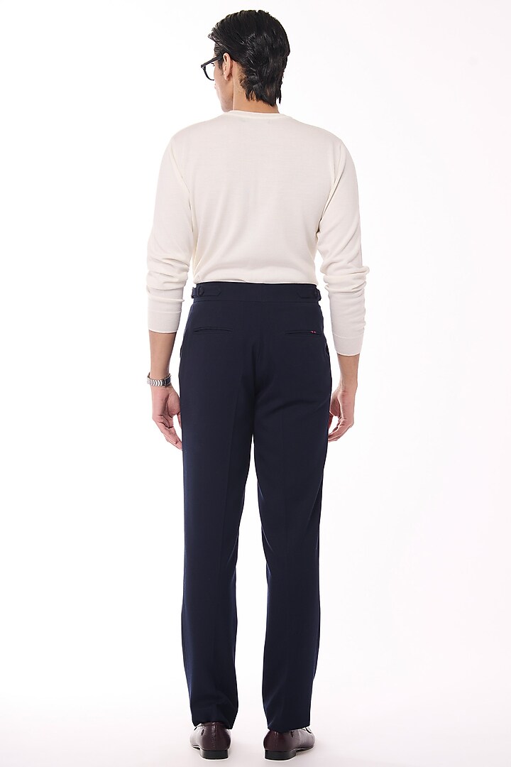 Off-White Merino Wool Crested Sweater by S&N by Shantnu Nikhil Men at Pernia's Pop Up Shop