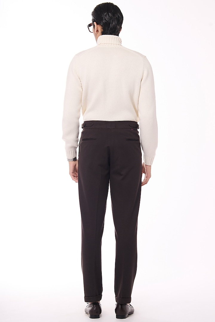 Off-White Cashmere High Neck Sweater by S&N by Shantnu Nikhil Men at Pernia's Pop Up Shop