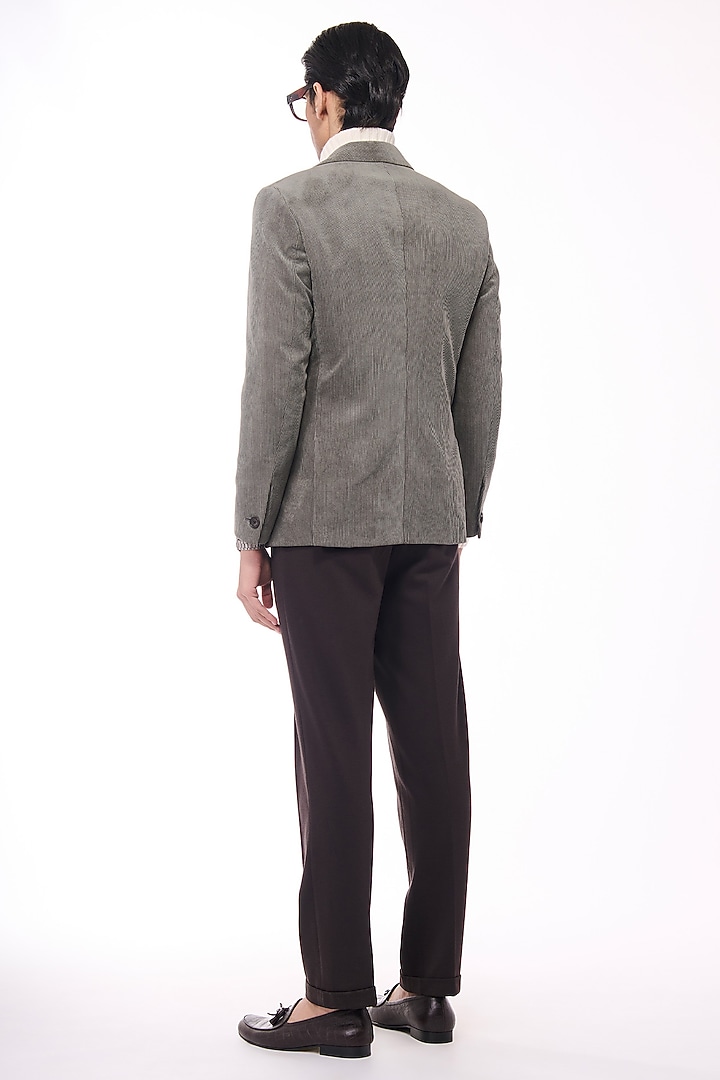 Olive Corduroy Jacket by S&N by Shantnu Nikhil Men at Pernia's Pop Up Shop