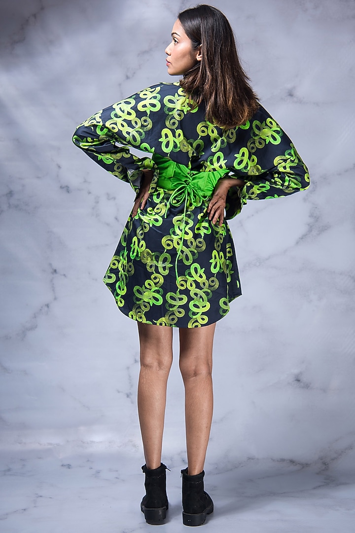 Green Pure Cotton Underbust by Shivani Nirupam at Pernia's Pop Up Shop