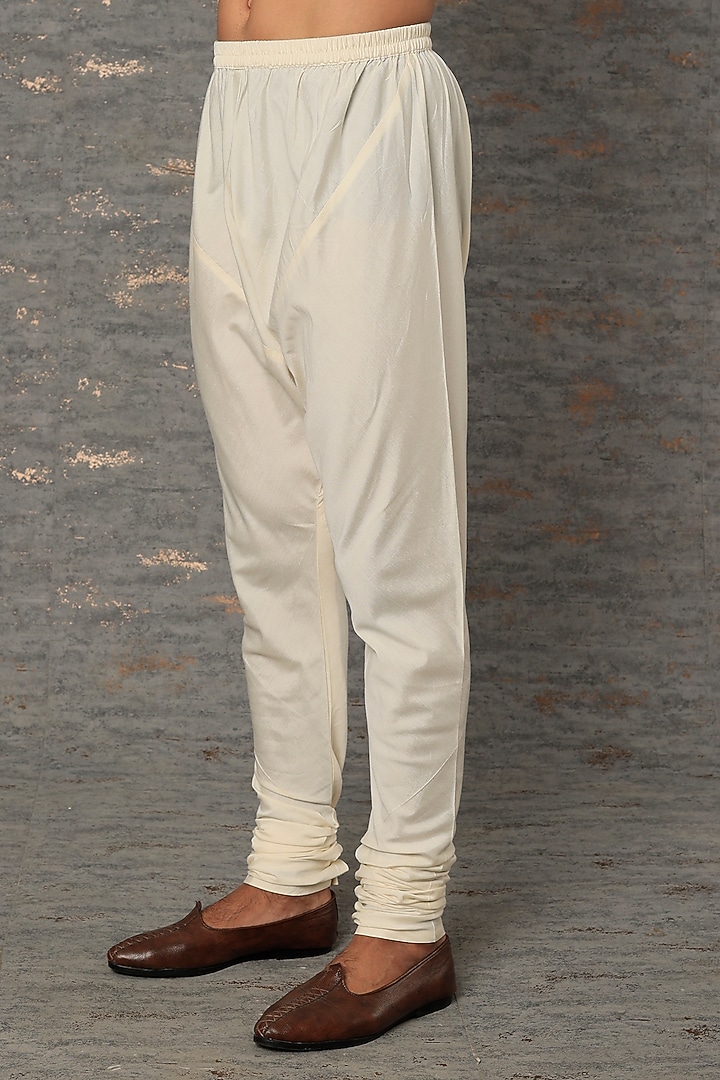 Light Brown Silk Chanderi Zardosi Hand Embroidered Kurta Set by sharad raghav men at Pernia's Pop Up Shop