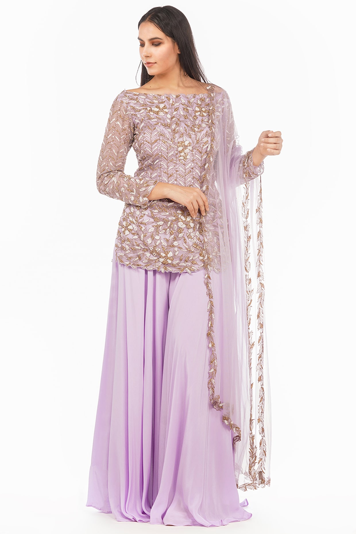 lavender sharara