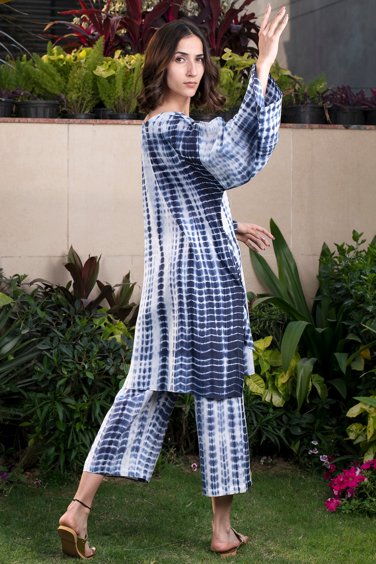 Blue Tie-Dye Co-Ord Set Design by 