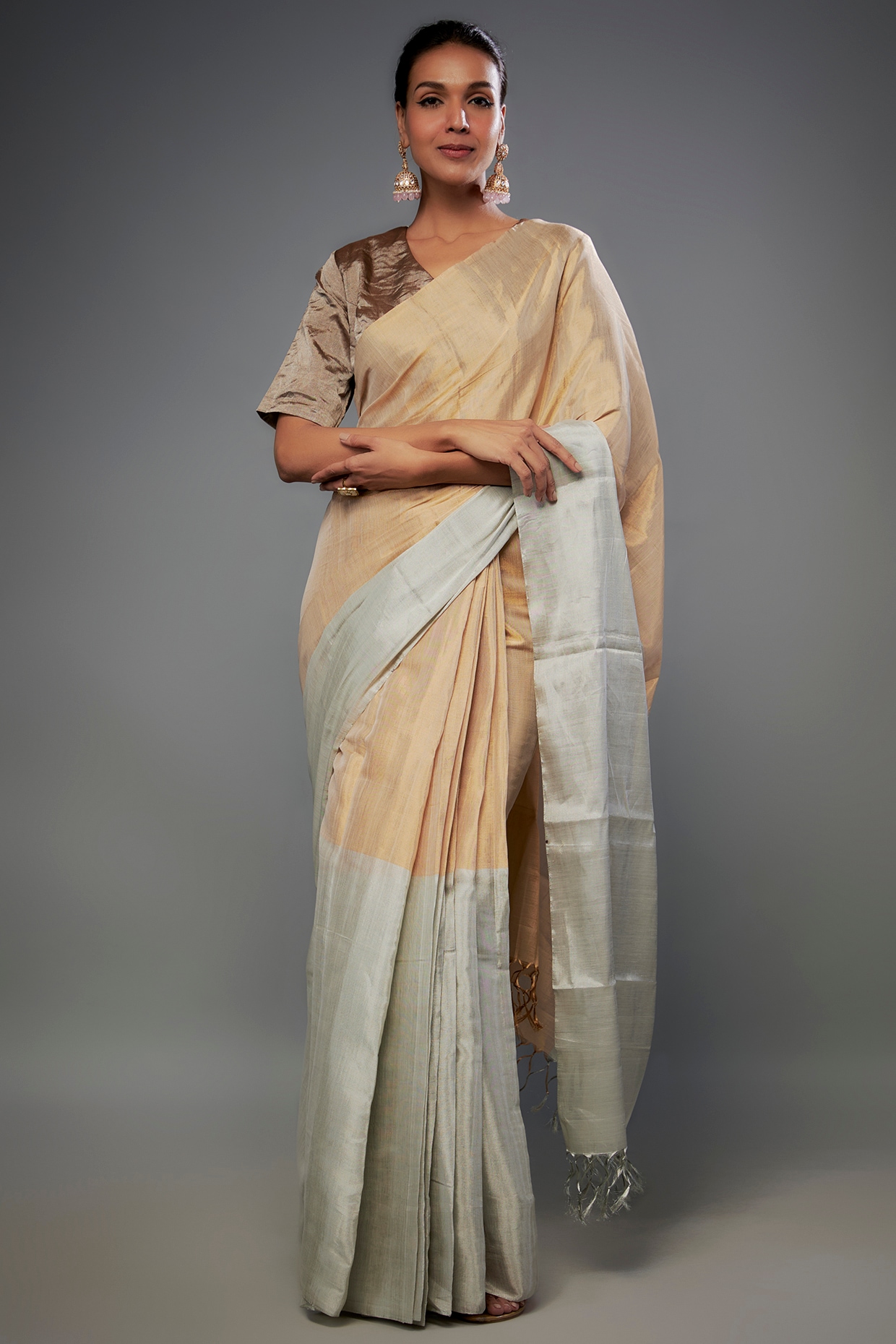 Handloom Tissue saree