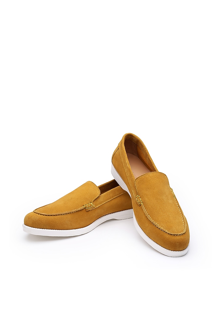 Amber Suede Slip-On Shoes by SHUTIQ at Pernia's Pop Up Shop