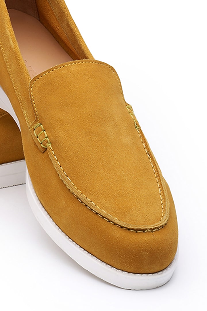 Amber Suede Slip-On Shoes by SHUTIQ at Pernia's Pop Up Shop
