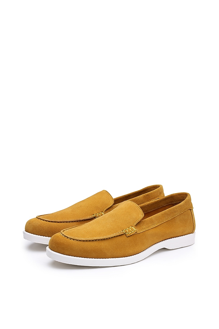 Amber Suede Slip-On Shoes by SHUTIQ at Pernia's Pop Up Shop